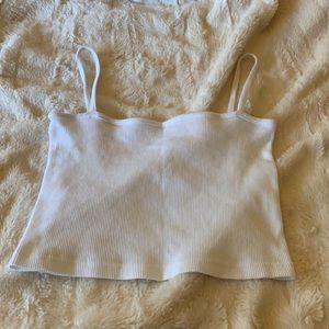 white brandy melville tank